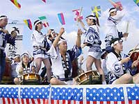 県央大橋開通式、飛燕太鼓