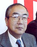 市展賞の顔、写真、岸本則明さん(58)=東本成寺=『快笑』