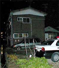 三条市のアパートで変死体、殺人事件と断定