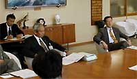 高橋三条市長の定例記者会見