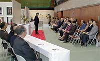 第34回加茂市美術展覧会、開場式