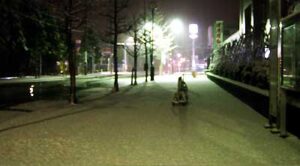 17日夜からこの冬初めての本格的な雪