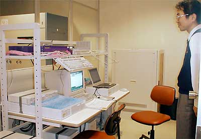市庁舎に設置した情報系コンピュータ
