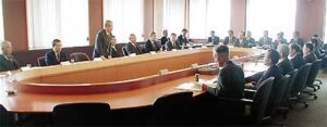 （仮称）県央東部合併研究会設立準備会4回目の会議
