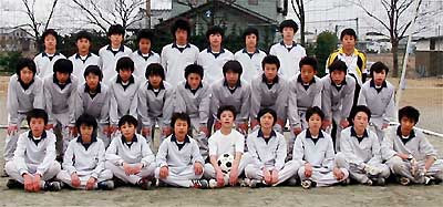栄中サッカー部員