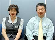 斉藤副支配人(左)と坂内支配人