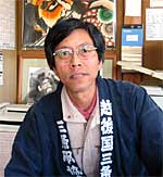平井富雄三条凧協会事務局長