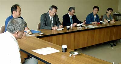 3日開かれた三条工業会ネットバザール委員会の会議
