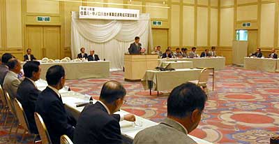 31日開かれた信濃川・中ノ口川治水事業促進期成同盟会
