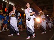 正統派の踊り浴衣