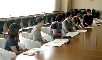 三条市私立保育園連盟協議会が高橋三条市長と懇談