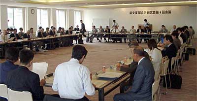 6日開かれた第4回県央東部合併研究会