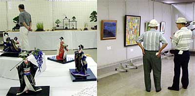三条市文化団体協議会第5回会員と市民の集いの展示会場