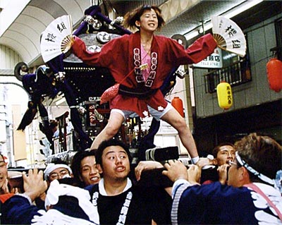 最優秀賞に輝いた樋口隆さんの「祭りだ　わっしょい」