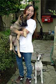 愛犬と東樹代表