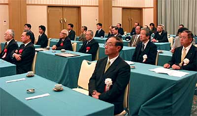 新潟県作業工具協同組合の創立50周年記念式典