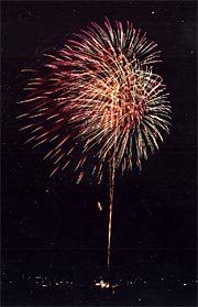 過去の除夜の花火