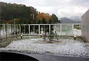粟ケ岳を一望できる露天風呂