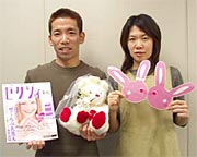 県央エリア特集を企画した(株)リクルート新潟支社ゼクシィ新潟版編集部の鳥羽さん(左)と藤田さん(右)