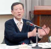 利用者の意見に答える高橋市長