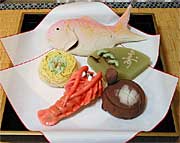 半世紀近く前の懐かしい練切菓子の式菓子