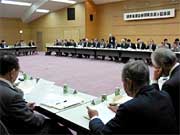 27日開かれた県央東部合併協議会