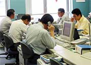 慌ただしかった県央東部合併研究会事務局