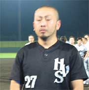 最高殊勲選手賞の菊地大輔選手（パール金属）