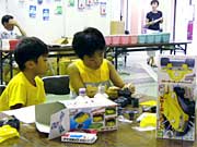 男の子に人気だったソーラーカー工作