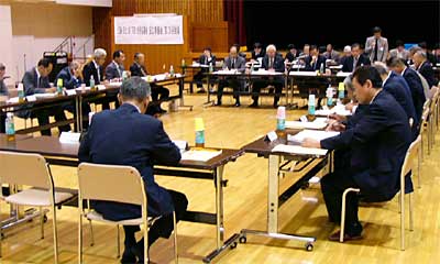 三条・田上・栄・下田合併協議会設立準備会第3回会議