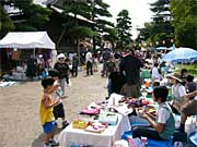 にぎわう八幡公園