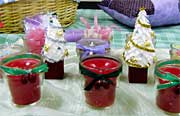 クリスマスにちなんだキャンドル