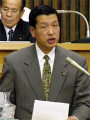 高橋市長の合併に対する姿勢を問う大原伊一市議