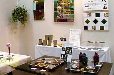今は(株)中野科学が製品を展示している県央地域地場産業振興センターのディスプレーコーナー