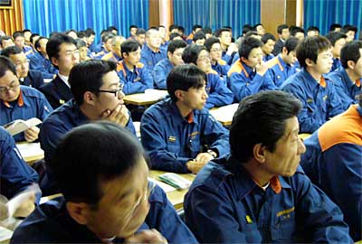 三条地域消防本部が燕、加茂地域の消防本部に呼びかけて開いた救急研修会