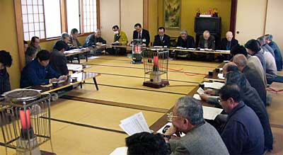 29日開かれた合併問題小池地区説明会
