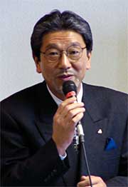 越後みその効果を熱く語る高野理事長