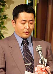 最後の三条金物青年会会長となった長岡信治会長