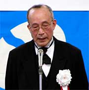 受講生の活躍に期待する蛯名学長