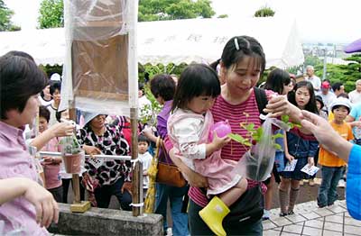29、30日と三条市保内公園で開かれている保内公園まつり