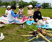 自分で作った料理で「いただきます」