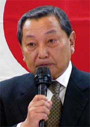 新会頭就任が決まった山崎副会頭