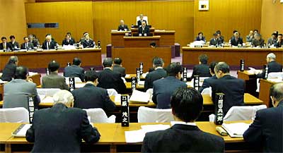 三条市の12月定例会最終日