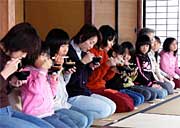 待合いでふるまった年越しそば
