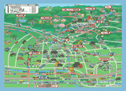 燕三条駅の大型観光案内看板
