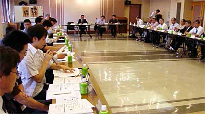 7日開かれた燕市市民祭協賛会の第2回行事部会