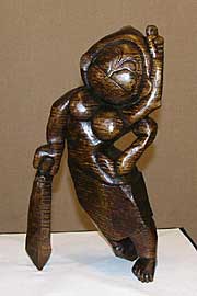 渡辺さんの立体作品『おに』