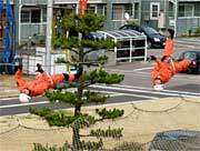 東北地区の指導会出場に向けて三条市消防本部訓練場で訓練