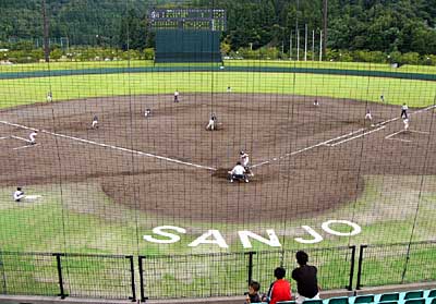 27、28の2日間、開かれた第1回三条市少年野球大会