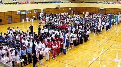 3日行われた第1回市民総合体育祭の総合開会式
